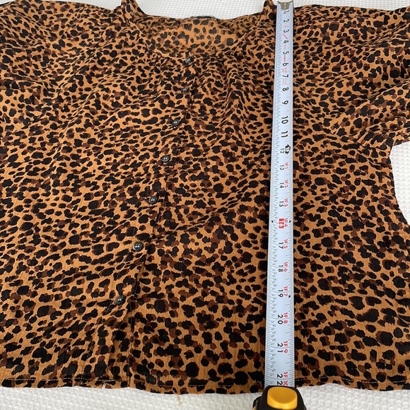 Madewell Peyton Top in Leopard Print, Size Small - Picture 10 of 10